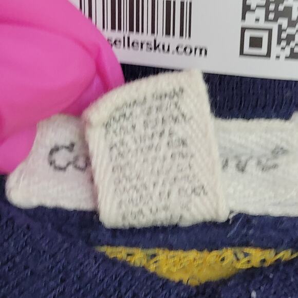 Vintage 80s MOD Collared Sweatshirt Large 22x25 Two-Tone - Picture 8 of 12